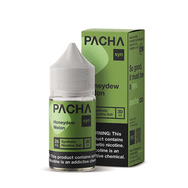 Pachamama E-Liquid Tobacco-Free Salts – Honeydew Melon – 30ml / 50mg