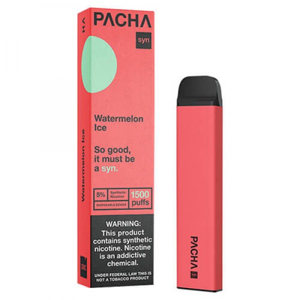 Pachamama SYNthetic 1500 – Disposable Vape Device – Watermelon Ice – Single / 50mg