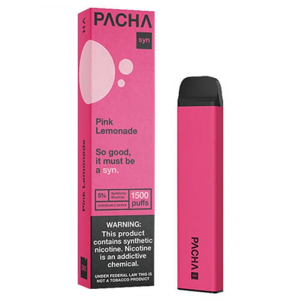 Pachamama SYNthetic 1500 – Disposable Vape Device – Pink Lemonade – Single / 50mg