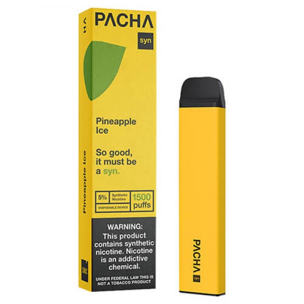 Pachamama SYNthetic 1500 – Disposable Vape Device – Pineapple Ice – Single / 50mg