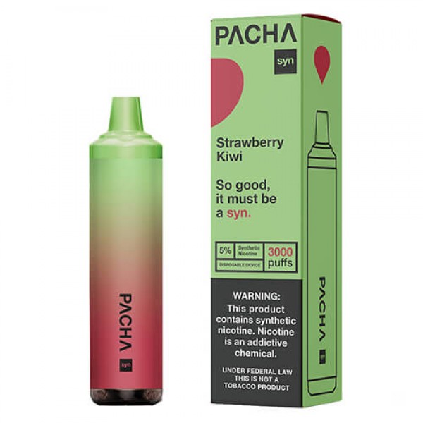 Pachamama SYNthetic 3000 – Disposable Vape Device – Strawberry Kiwi – Single / 50mg