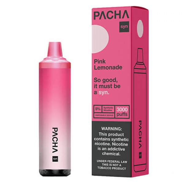 Pachamama SYNthetic 3000 – Disposable Vape Device – Pink Lemonade – 10 Pack / 50mg
