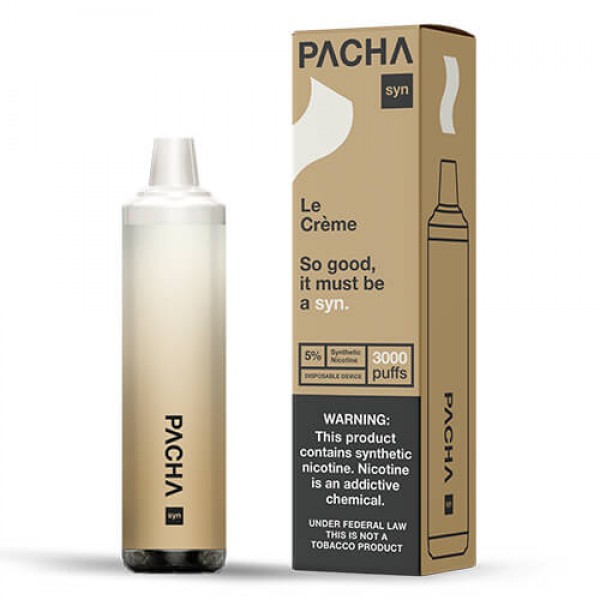 Pachamama SYNthetic 3000 – Disposable Vape Device – Le Creme – 10 Pack / 50mg