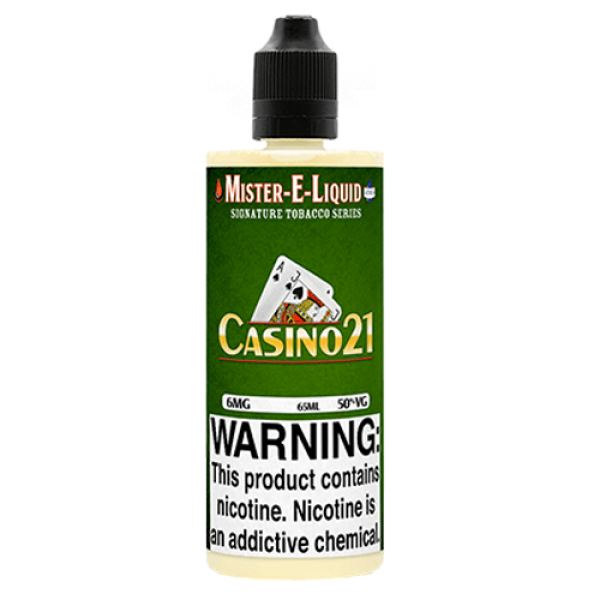 Mister E Liquid – Casino 21 – 65ml / 6mg