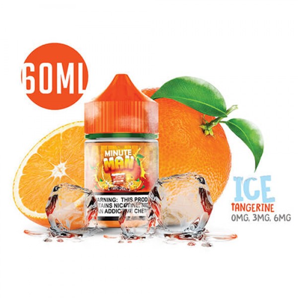 Minute Man Vape – Tangerine on Ice Sub Ohm Salt – 60ml / 6mg