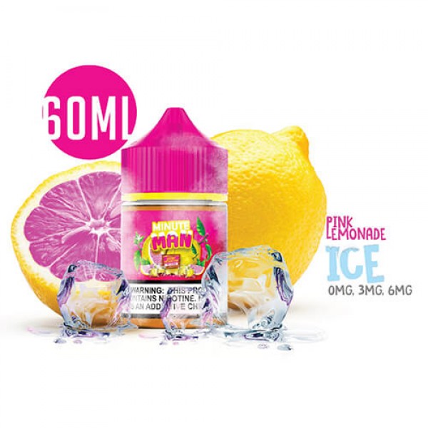 Minute Man Vape – Pink Lemonade Ice Sub Ohm Salt – 60ml / 0mg