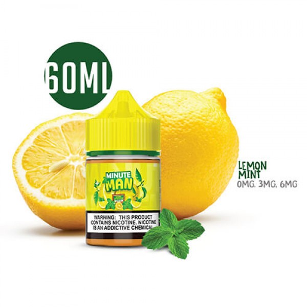 Minute Man Vape – Lemon Mint Sub Ohm Salt – 60ml / 3mg