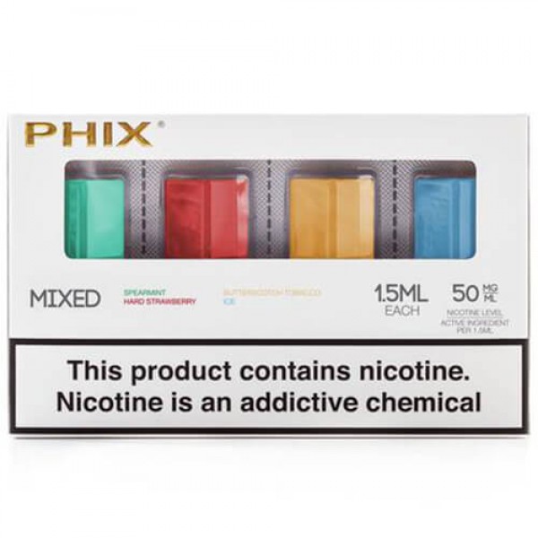 PHIX by MLV – Mixed (4 Pack) – 1.5ml / 50mg