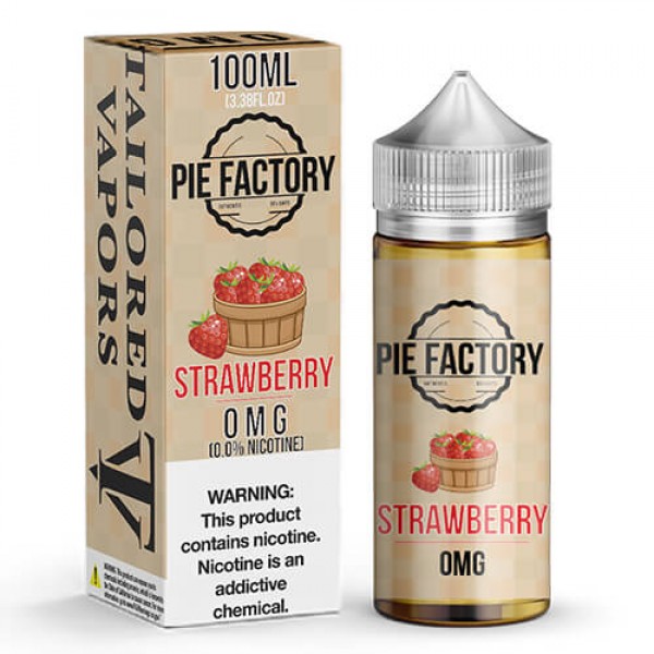 Pie Factory by Tailored Vapors – Strawberry – 100ml / 0mg