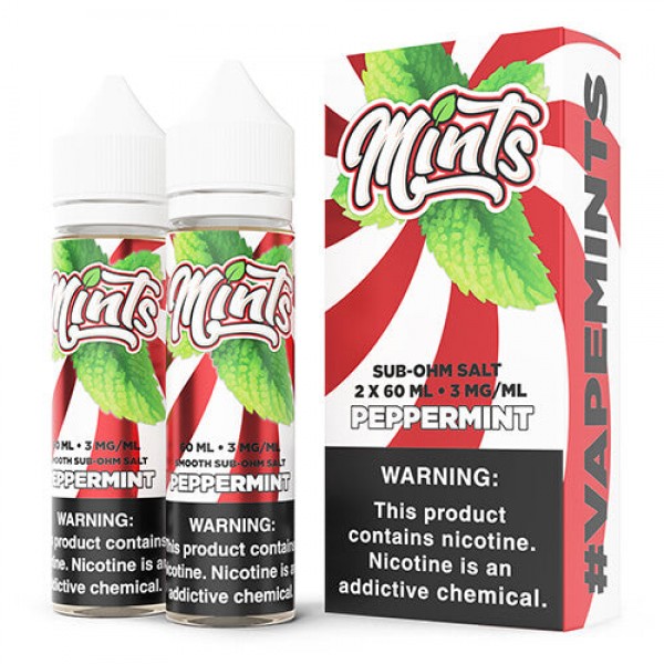 MINTS Vape Co. Tobacco-Free – Peppermint – 2x60ml / 3mg