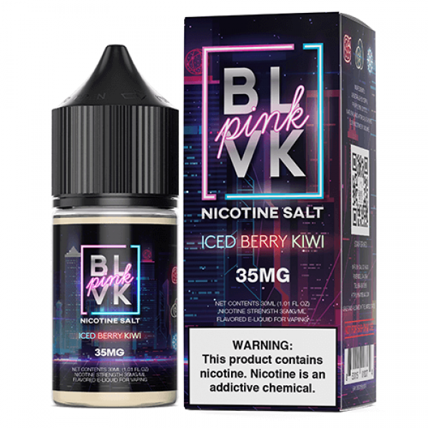 PINK by BLVK Premium E-Liquid SALTS – Iced Berry Berry Kiwi – 30ml / 50mg