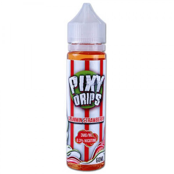 Pixy Drips E-Juice – Slammin Strawberry – 60ml / 3mg
