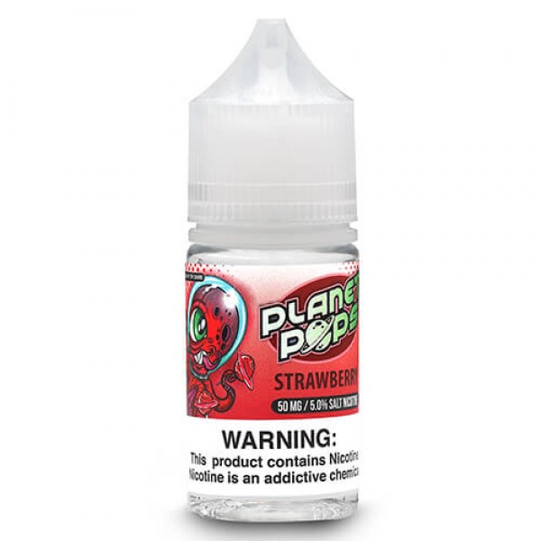 Planet Pops eJuice Nic Salts – Planet Pop Strawberry Salt – 30ml / 50mg