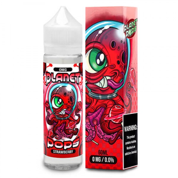 Planet Pops eJuice – Planet Pop Strawberry – 60ml / 6mg