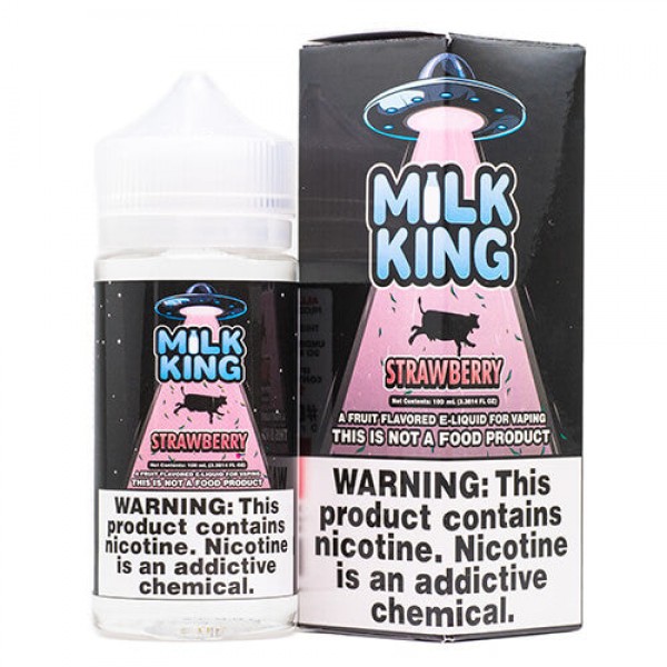 Milk King eJuice – Strawberry – 100ml / 3mg