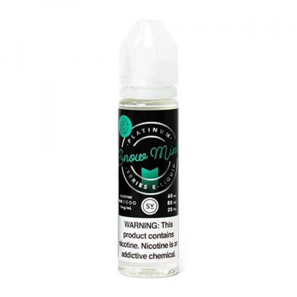 Platinum Series by Simply Vapour – Snow Mint – 60ml / 0mg