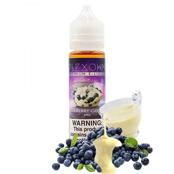 Plex Ohm Premium E-Liquid – Blueberry Custard – 60ml / 0mg