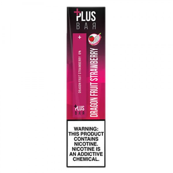 Plus Pods – Disposable Vape Pod Device – Dragon Fruit Strawberry – 1.3ml / 60mg