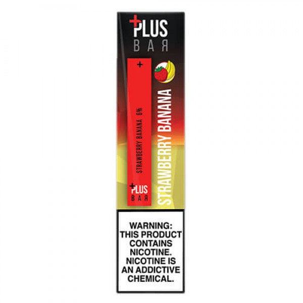 Plus Pods – Disposable Vape Pod Device – Strawberry Banana – 1.3ml / 60mg