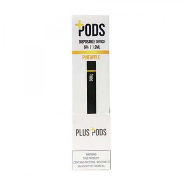 Plus Pods – Disposable Vape Pod Device – Pineapple – 1.2ml / 60mg