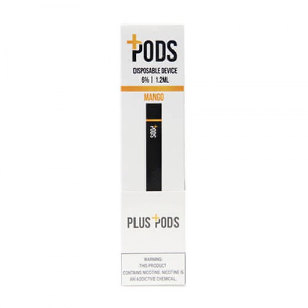 Plus Pods – Disposable Vape Pod Device – Mango – 1.2ml / 60mg
