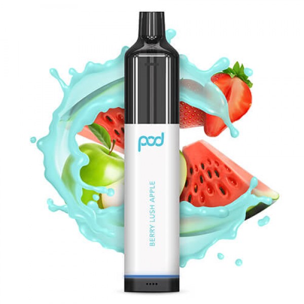 Pod 3500 by Pod Juice – Disposable Vape Device – Berry Lush Apple – 10 Pack (90ml) / 55mg