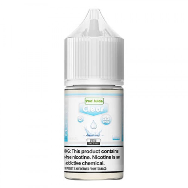 Pod Juice Tobacco-Free SALTS – Clear – 30ml / 55mg
