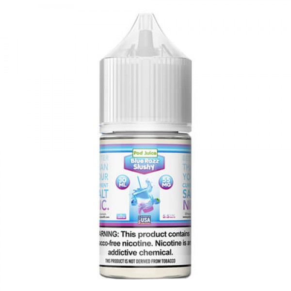 Pod Juice Tobacco-Free SALTS – Blue Razz Slushy – 30ml / 55mg