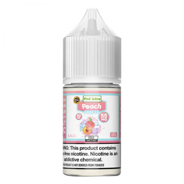 Pod Juice Tobacco-Free SALTS – Peach Freeze – 30ml / 55mg