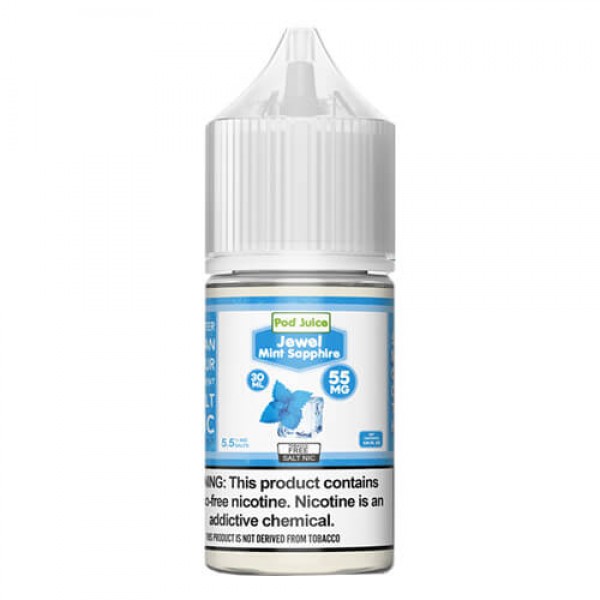 Pod Juice Tobacco-Free SALTS – Jewel Mint Sapphire – 30ml / 55mg
