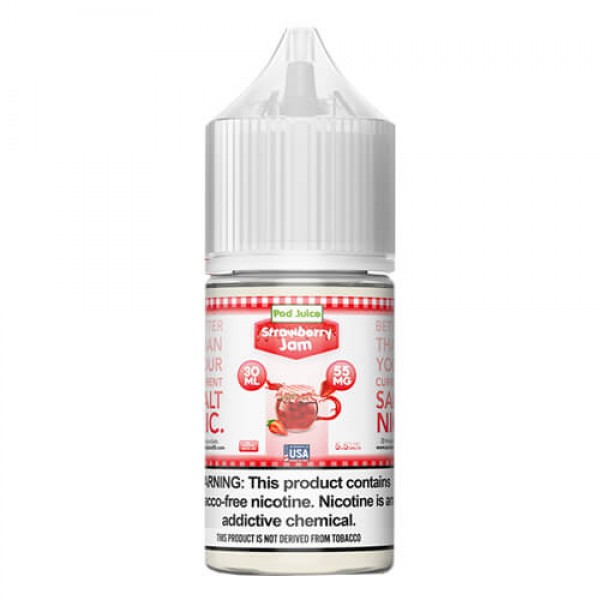 Pod Juice Tobacco-Free SALTS – Strawberry Jam – 30ml / 35mg