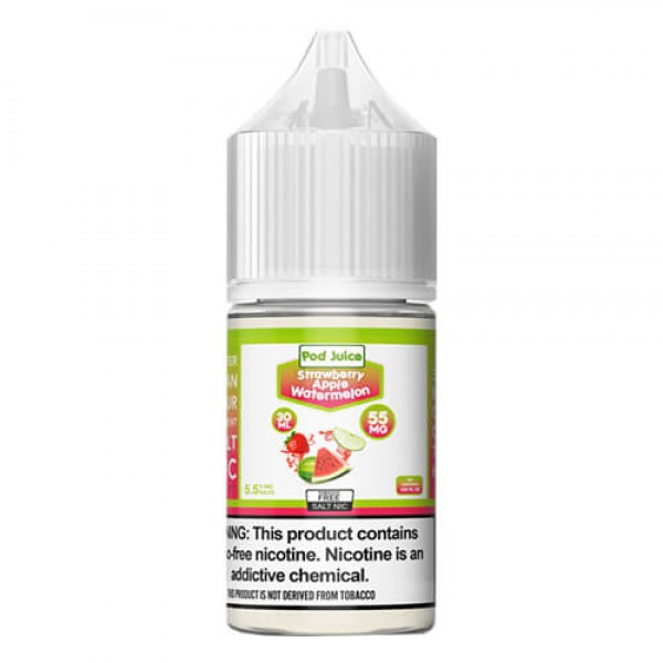 Pod Juice Tobacco-Free SALTS – Strawberry Apple Watermelon – 30ml / 55mg