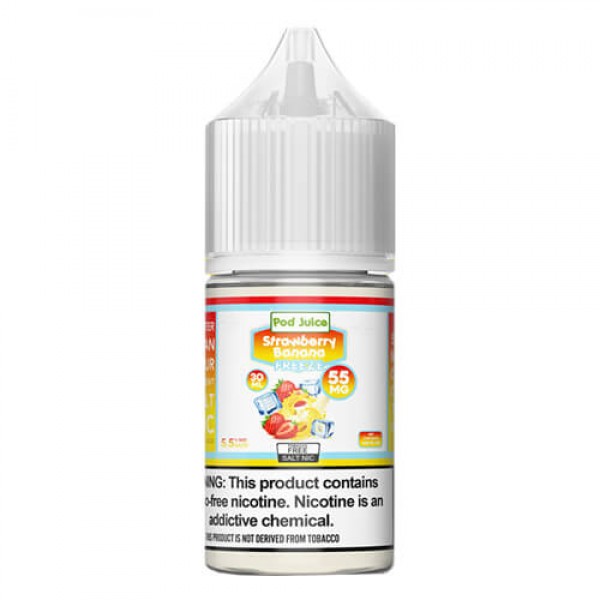 Pod Juice Tobacco-Free SALTS – Strawberry Banana Freeze – 30ml / 35mg