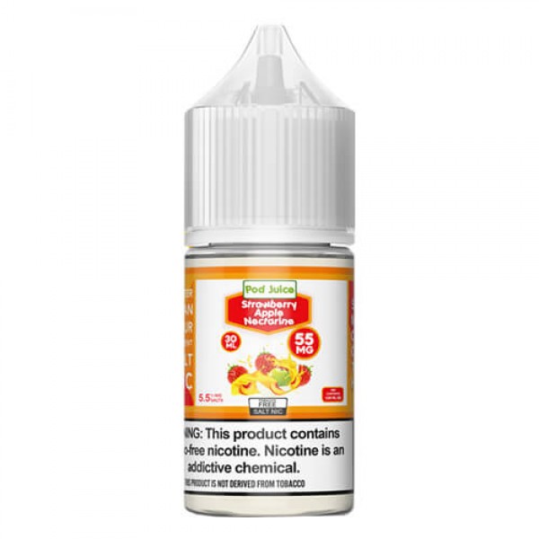 Pod Juice Tobacco-Free SALTS – Strawberry Apple Nectarine – 30ml / 35mg