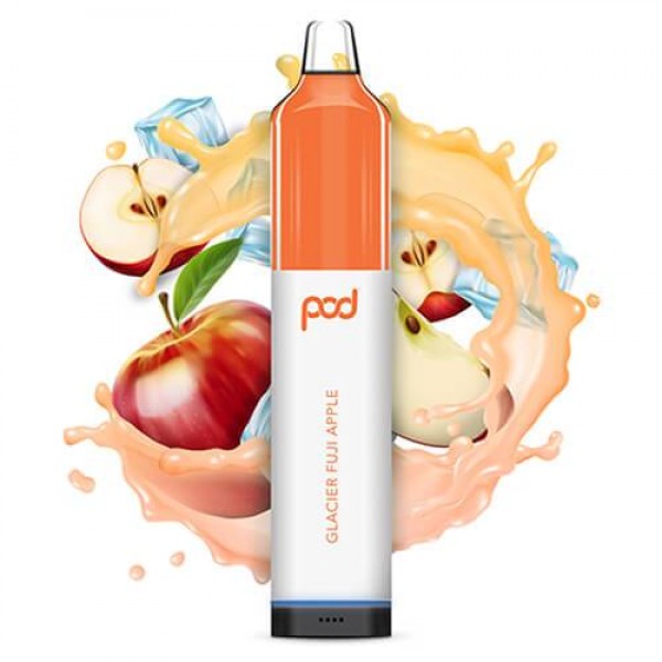 Pod Mesh 5500 Synthetic – Disposable Vape Device – Glacier Fuji Apple – Single / 50mg