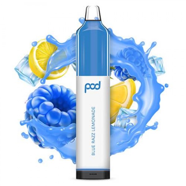 Pod Mesh 5500 Synthetic – Disposable Vape Device – Blue Razz Lemonade – Single / 50mg