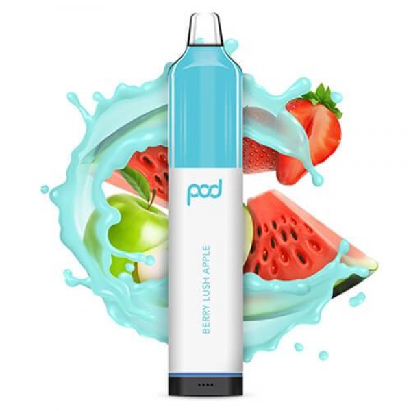 Pod Mesh 5500 Synthetic – Disposable Vape Device – Berry Lush Apple – Single / 50mg
