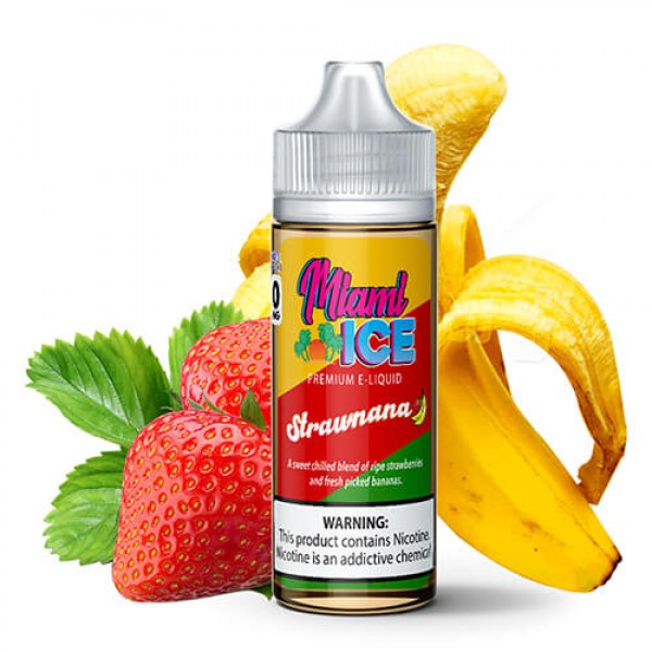 Miami ICE by Fuggin eLiquids – Strawnana – 120ml / 6mg