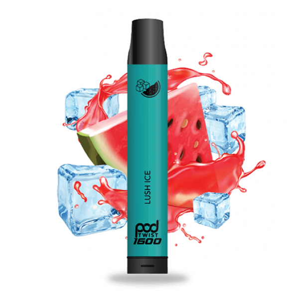 Pod Twist 1600 – Disposable Vape Device – Lush Ice – Single / 55mg