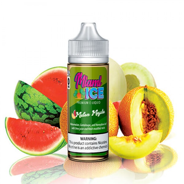 Miami ICE by Fuggin eLiquids – Melon Mojito – 120ml / 3mg