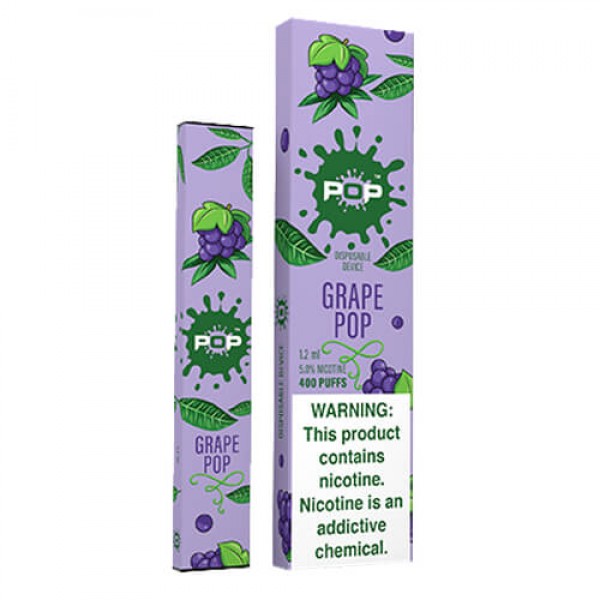 POP – Disposable Vape Pen – Grape Pop – Single / 50mg