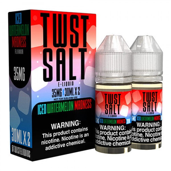 Melon Twist E-Liquids – ICED Watermelon Madness TWST SALT – 2x30ml / 20mg