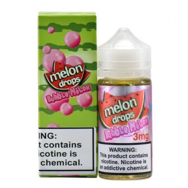 Melon Drops E-Liquid – Bubble Melon – 100ml / 0mg