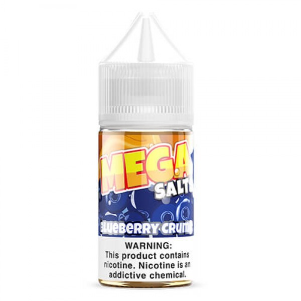 MEGA E-Liquids Tobacco-Free SALT – Blueberry Crumb – 30ml / 50mg