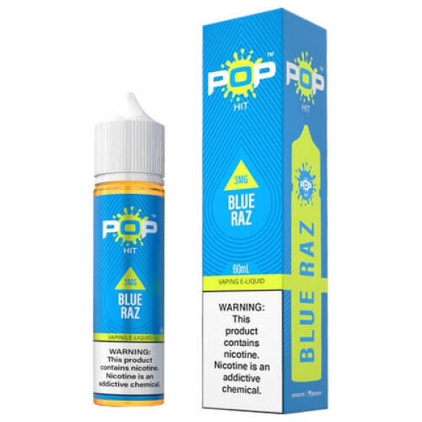 Pop Hit eLiquids – Blue Razz – 60ml / 0mg