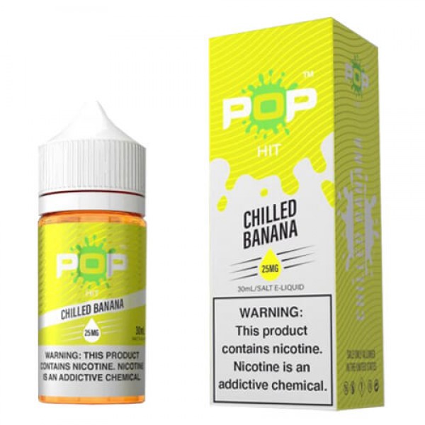 Pop Hit eLiquids SALTS – Chilled Banana – 30ml / 50mg