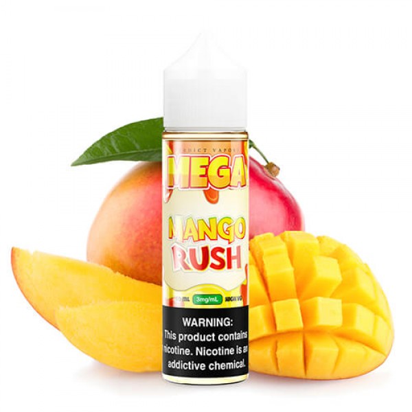 MEGA E-Liquids – Mango Rush – 60ml / 0mg