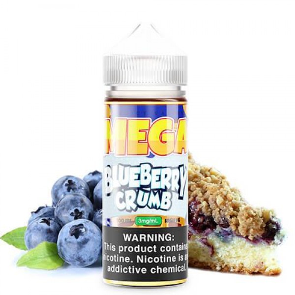 MEGA E-Liquids – Blueberry Crumb – 10ml / 3mg