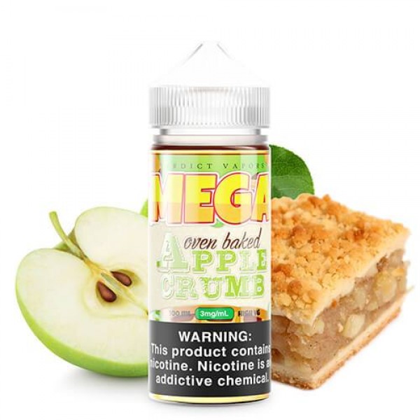 MEGA E-Liquids – Apple Crumb – 60ml / 0mg