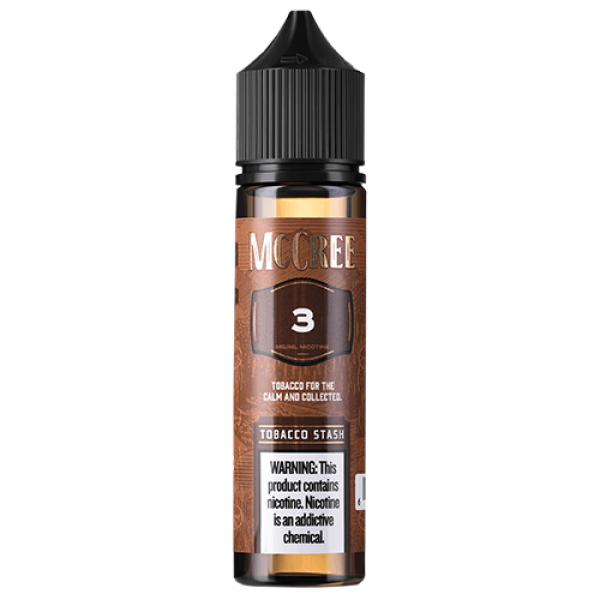 McCree E-Liquid – Tobacco Stash – 60ml / 3mg